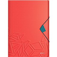 Leitz UrbanChic A4 Dokumentenmappe - drei Klappen - mit Gummiband - rot - Dokumentenmappe