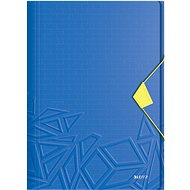 Leitz UrbanChic A4 tri-fold with elastic band, blue - Document Folder