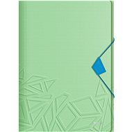 Leitz UrbanChic A4 tri-fold with elastic band, green - Document Folder