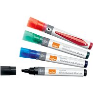 NOBO Liquid Ink Whiteboard Pens Chisel Tip, mix of colours - pack of 10 - Marker