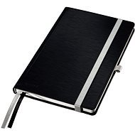 LEITZ Style A5, sima, kemény borító, fekete - 80 lap - Jegyzetfüzet
