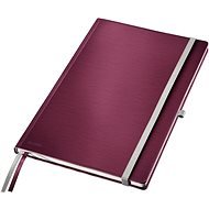 LEITZ Style A4, 80 sheets, lined, hard cover, red - Notepad