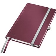 LEITZ Style A5, 80 sheets, lined, hard cover, red - Notepad