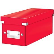 LEITZ WOW Click & Store DVD 14.3 × 13.6 × 35.2 cm, červená - Archive Box