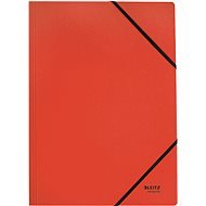 LEITZ RECYCLE A4 s gumičkami, červené - Document Folders