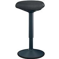 LEITZ ERGO Active Standing Stool, Samtgrau - Balance-Stuhl