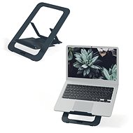 LEITZ ERGO Aluminium Ultra-Flat Adjustable Laptop Stand, grey - Laptop Cooling Pad