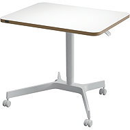 LEITZ Ergo mobile 80 x 60 cm, white - Height Adjustable Desk