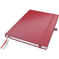 LEITZ Complete A4, hard cover, square, red - Notepad