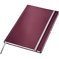 LEITZ Style A4, hard cover, lined, red - Notepad