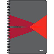 LEITZ Office A4, plastic cover, lined, red - Notepad