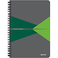 LEITZ Office A5, plastic cover, lined, green - Notepad