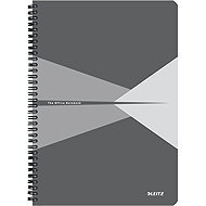 LEITZ Office A4, soft cover, lined, grey - Notepad
