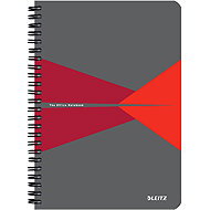 LEITZ Office A5, soft cover, lined, red - Notepad