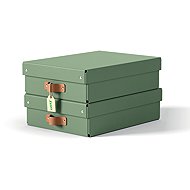 LEITZ Puro, size M low, green - set of 2 - Storage Box