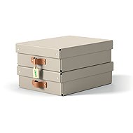 LEITZ Puro, size M low, beige - set of 2 - Storage Box