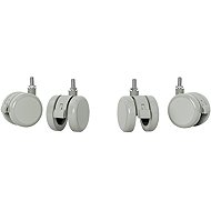 LEITZ Ergo castors for electric table, 40 mm / M8 - set of 4 - Table Spare Part