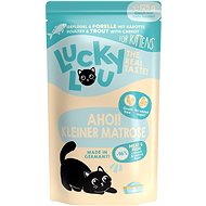 Lucky Lou Lifestage Kitten with poultry meat and trout 125 g - Cat Food Pouch