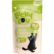 Lucky Lou Lifestage Kitten with poultry and beef 125 g - Cat Food Pouch