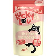 Lucky Lou Lifestage Kitten with poultry meat 125 g - Cat Food Pouch