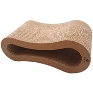 Lukov Cardboard scratching post with cat hole, 450 × 285 × 180 mm - Cat Scratcher