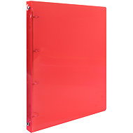 LUMA A4 4-ring binder, red - Arch Folder
