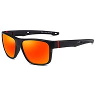 KDEAM Oxford 4 Black / Red - Sunglasses