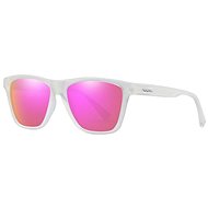 KDEAM Lead 7 Transp & White / Purple Pink - Sunglasses