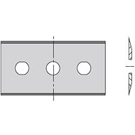 Industrial double-edged blade, Lutz, square - 0402.0400 - Blade