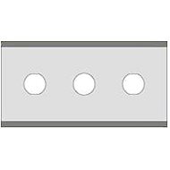 Industrial double-edged blade, Lutz - 0406(0410).0400/DE - Blade