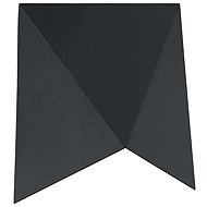 Luxera Prezent Taifu LED 10 W IP54, outdoor wall lamp, black - Wall Lamp