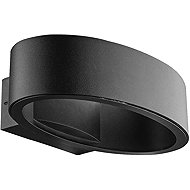 Luxera Prezent Rebus LED 5 W IP44, outdoor wall lamp, black - Wall Lamp