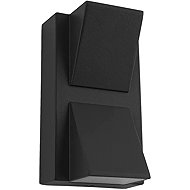 Luxera Prezent Nautic LED 2 × 3 W IP44, outdoor wall lamp, black - Wall Lamp