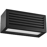Luxera Prezent Suez E27 18 W IP44, outdoor wall lamp, black - Wall Lamp