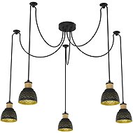 Luxera Prezent Mescala 5 × E14 40 W pendant spotlight - Spot Lighting