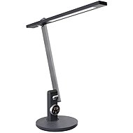 Luxera Prezent Punk LED 3CCT, Dimmable lamp with display, grey - Table Lamp