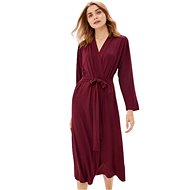 Luisa Moretti - Women's bamboo bathrobe Chantal, burgundy, M - Bathrobe