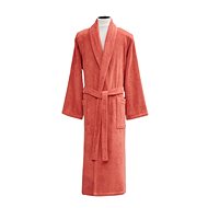 Soft Cotton - Unisex robe Micro cotton, brick, S - Bathrobe