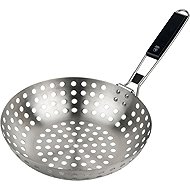 LEOPOLD VIENNA Stainless Steel Grill Wok, 28cm Diameter - Wok Pan