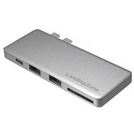 LandingZONE USB-C Hub pre MacBook Pro – Space Gray - Dokovacia stanica