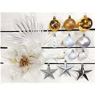 LAALU Christmas decorations - set POLAR GOLD, for trees 120 - 210 cm - Christmas Ornaments