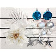 LAALU Christmas decorations - set POLAR BLUE, for trees 300 - 600 cm - Christmas Ornaments