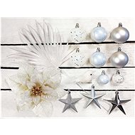 LAALU Christmas decorations - set POLAR WHITE, for trees 120 - 210 cm - Christmas Ornaments