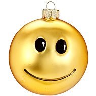 LAALU Ozdoba smajlík s úsmevom 7 cm - Vianočné ozdoby