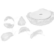 LAALU White Feather Garland on Wire 6 m - Garland