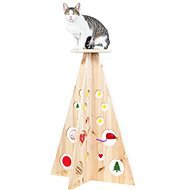Vánoční stromeček pro kočky 81 cm - s ozdobami a bez podstavy - Vánoční stromek