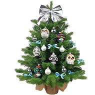 LAALU Christmas tree decorated - CRAZY CATRINA II, 32 ornaments, 75 cm - Christmas Tree