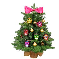 LAALU Christmas tree decorated - CRAZY CATRINA, 32 ornaments, 75 cm - Christmas Tree