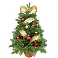 LAALU Christmas tree decorated - festive baroque, 36 ornaments, 75 cm - Christmas Tree