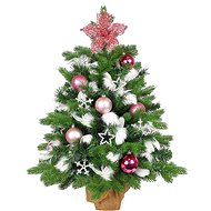 LAALU Christmas tree decorated with LED lights - SWEET MOM, 35 ornaments, 60 cm - Christmas Tree